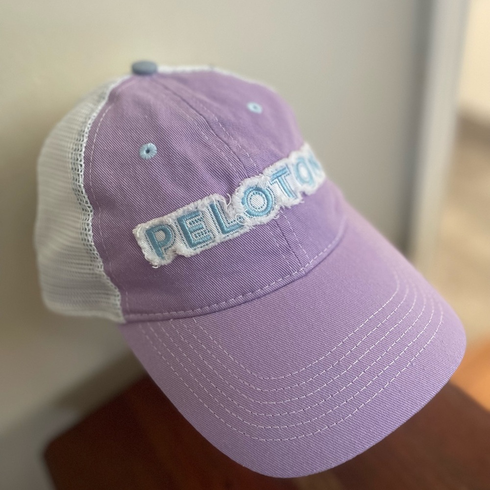 PELOTON Trucker Hat Light Purple Color Block OS NWT - Picture 4 of 6